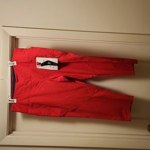 NWT  Women with Control Red Workout Pants Sz XL